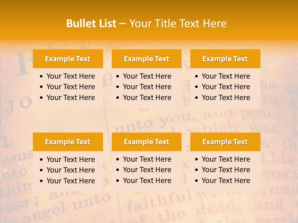 Holy Bible PowerPoint Template