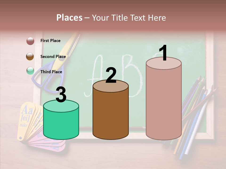 College White Draw PowerPoint Template