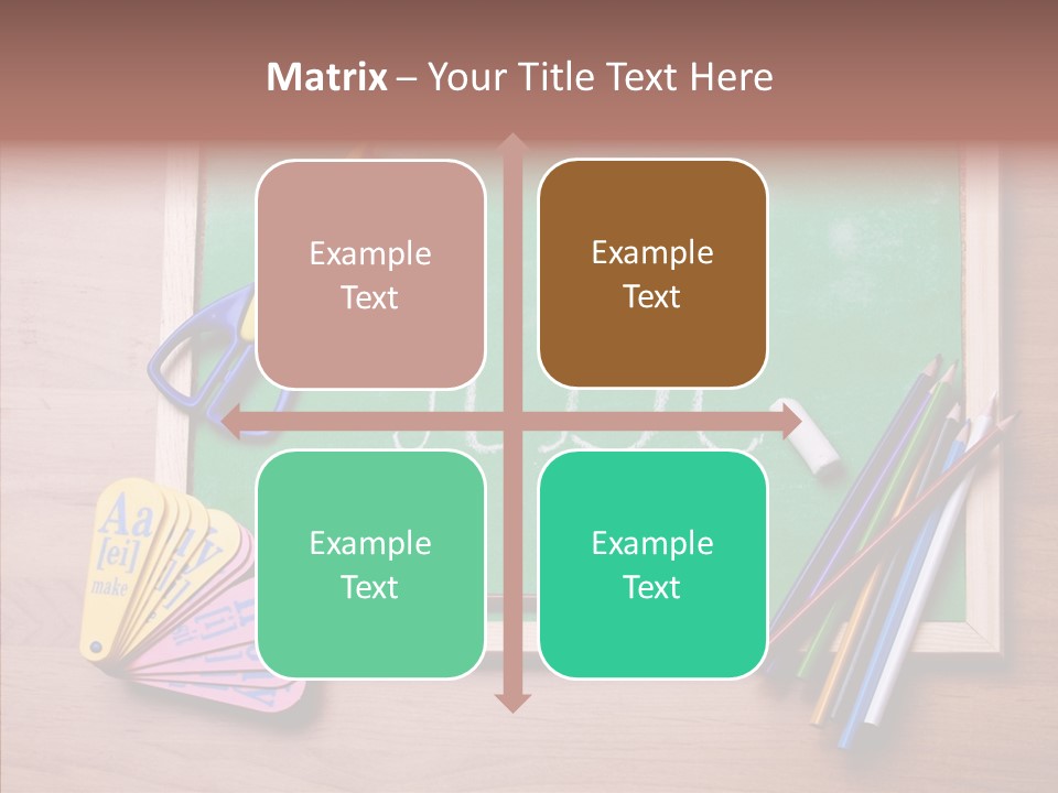College White Draw PowerPoint Template