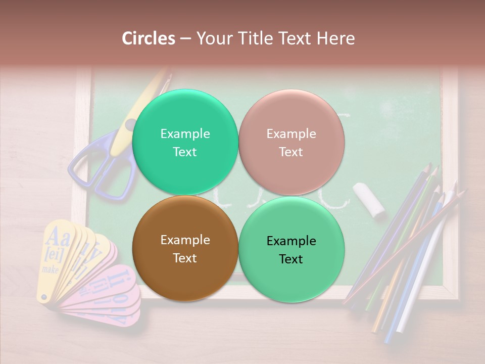 College White Draw PowerPoint Template