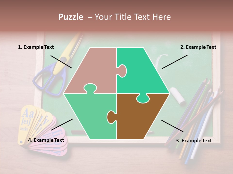 College White Draw PowerPoint Template