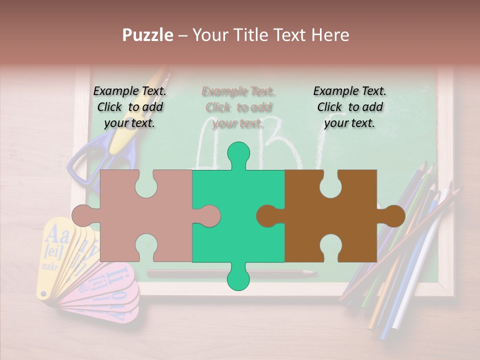 College White Draw PowerPoint Template