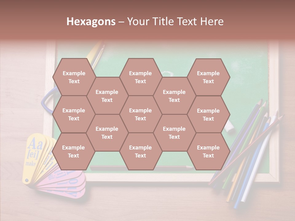 College White Draw PowerPoint Template
