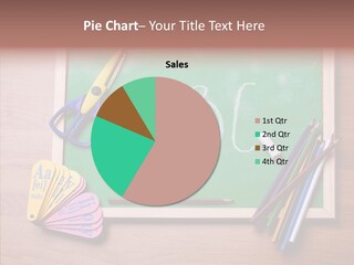 College White Draw PowerPoint Template