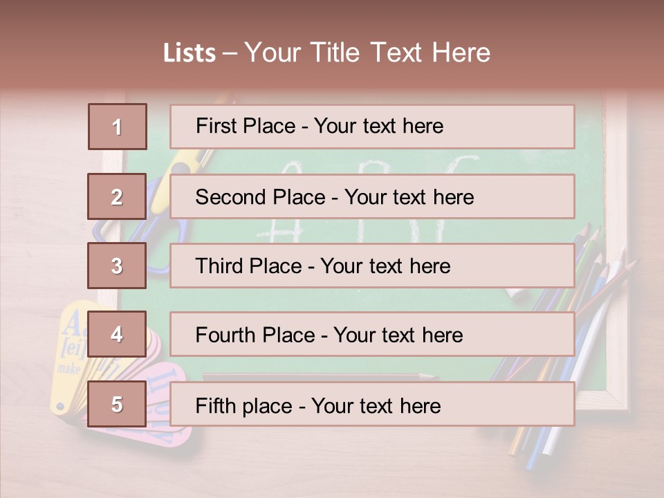 College White Draw PowerPoint Template