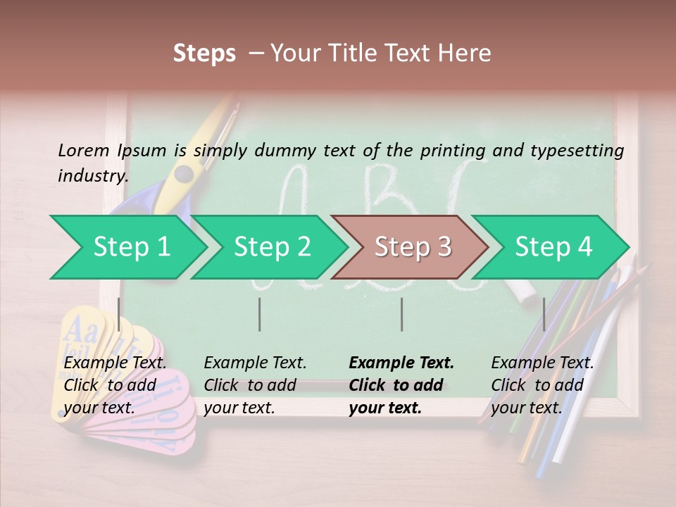 College White Draw PowerPoint Template