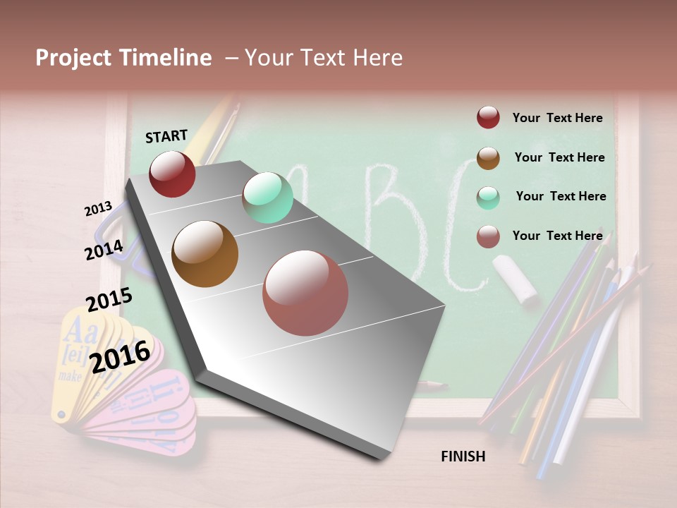 College White Draw PowerPoint Template