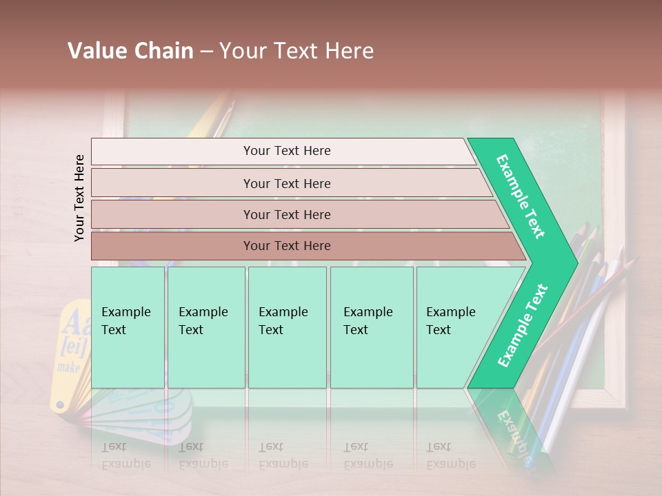 College White Draw PowerPoint Template