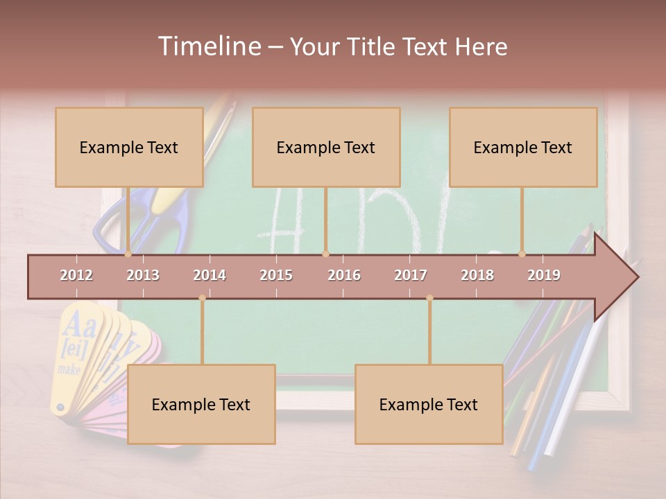College White Draw PowerPoint Template