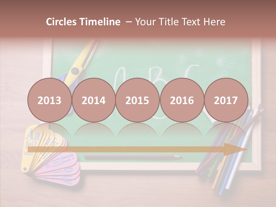 College White Draw PowerPoint Template