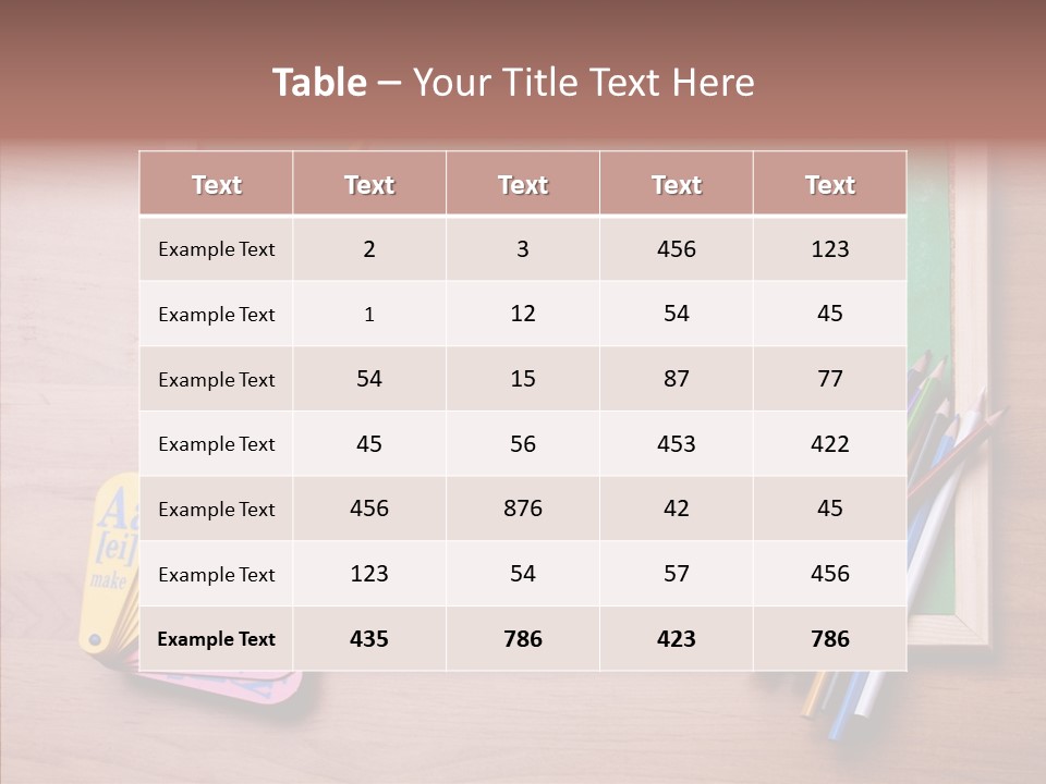 College White Draw PowerPoint Template