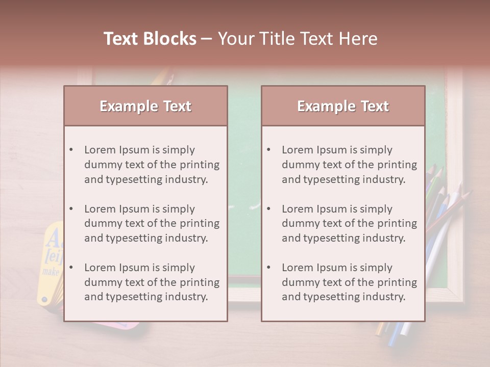 College White Draw PowerPoint Template