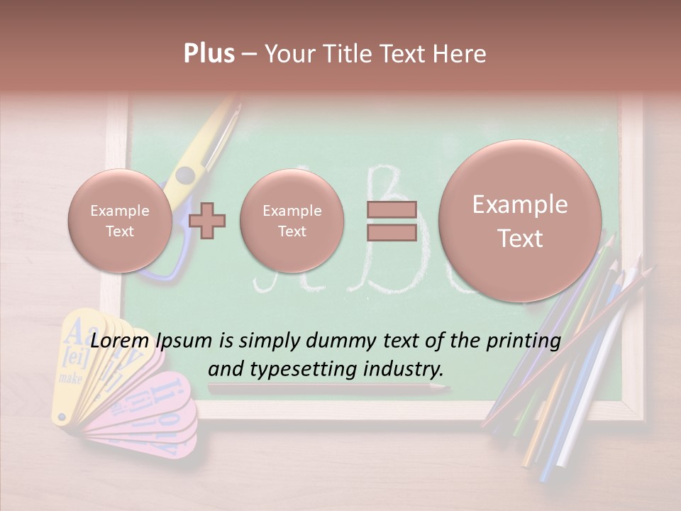 College White Draw PowerPoint Template