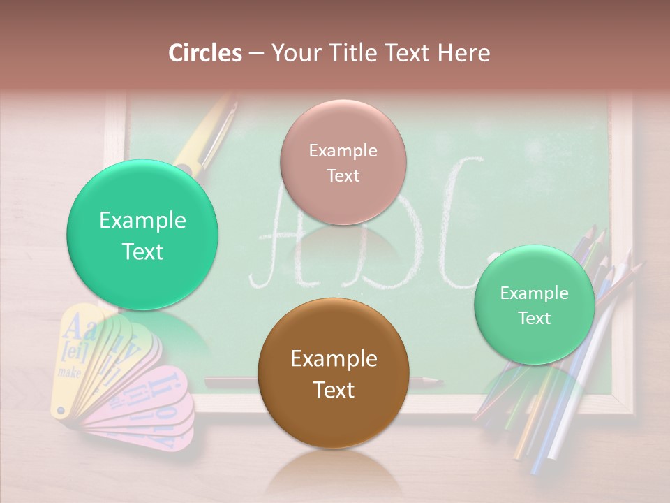College White Draw PowerPoint Template