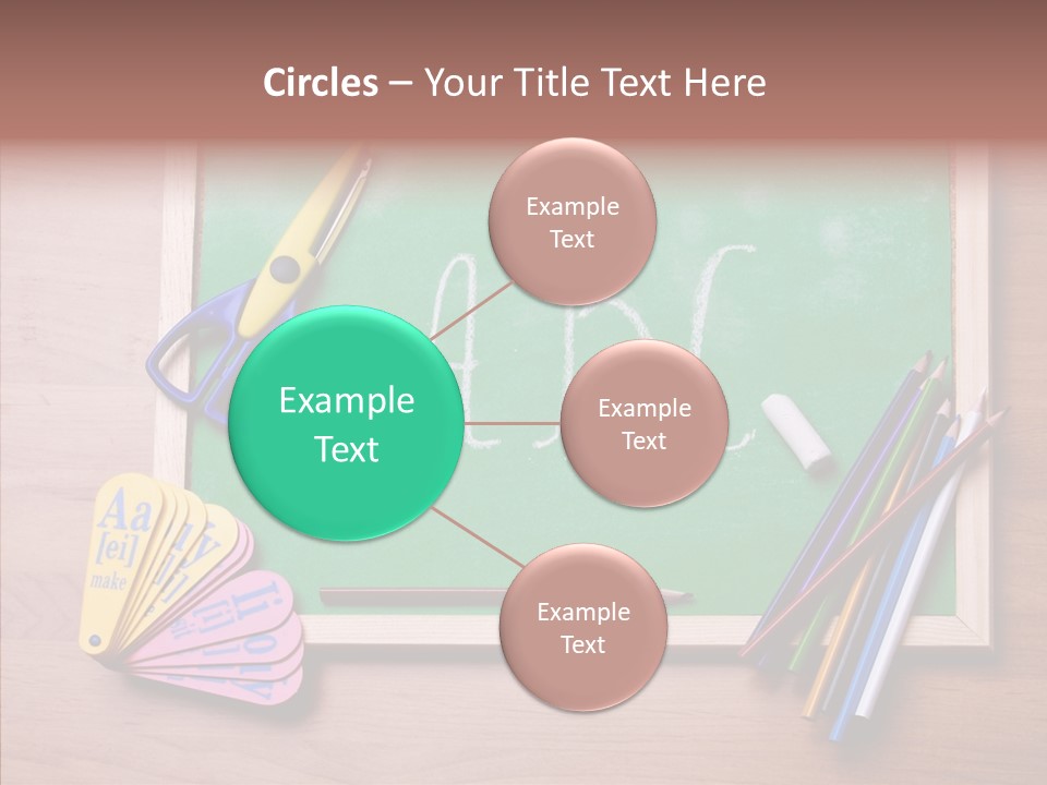 College White Draw PowerPoint Template
