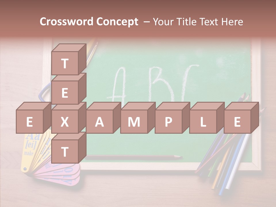 College White Draw PowerPoint Template