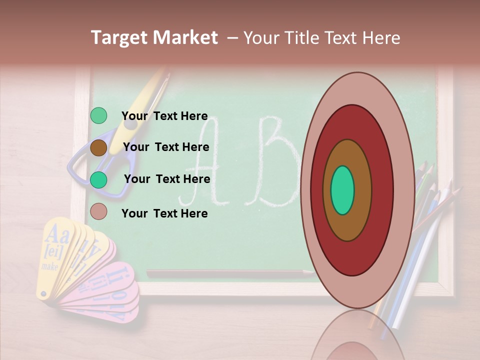 College White Draw PowerPoint Template