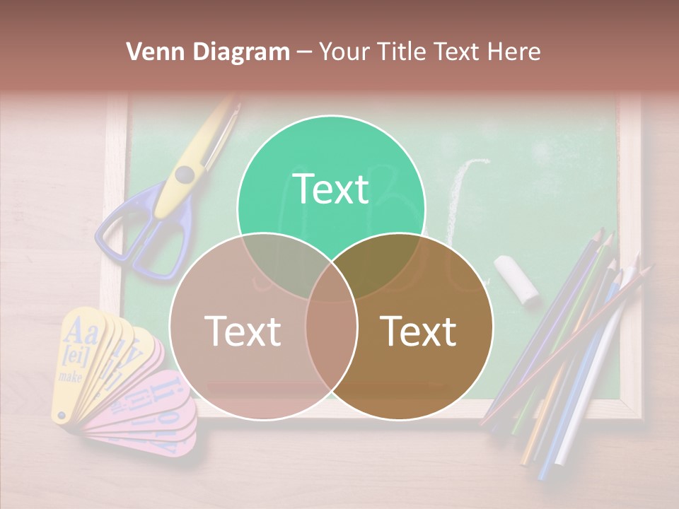 College White Draw PowerPoint Template