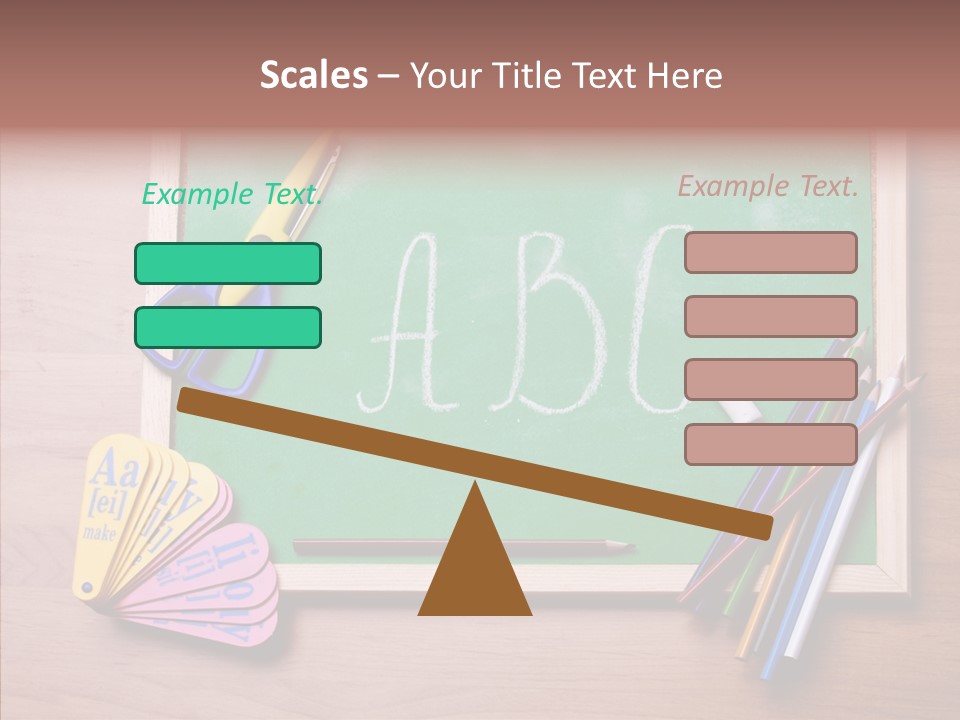 College White Draw PowerPoint Template