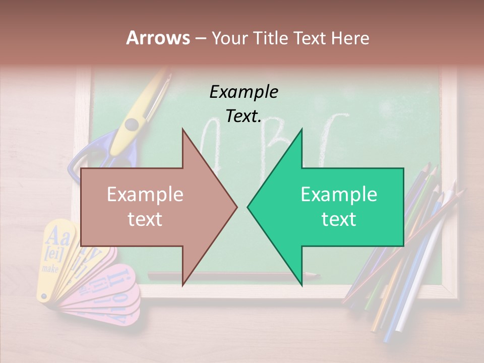 College White Draw PowerPoint Template
