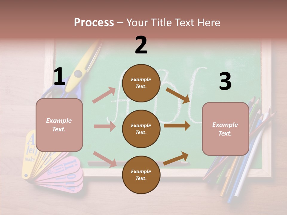 College White Draw PowerPoint Template