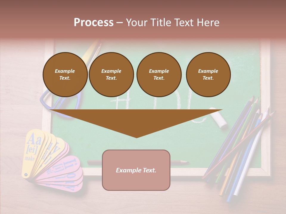 College White Draw PowerPoint Template