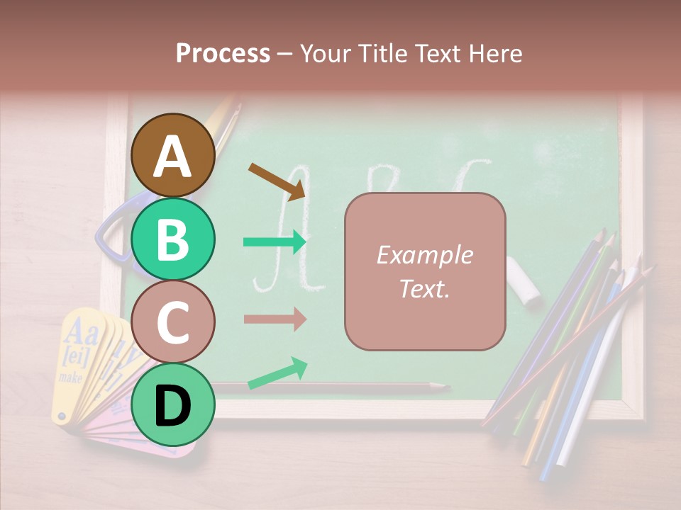 College White Draw PowerPoint Template