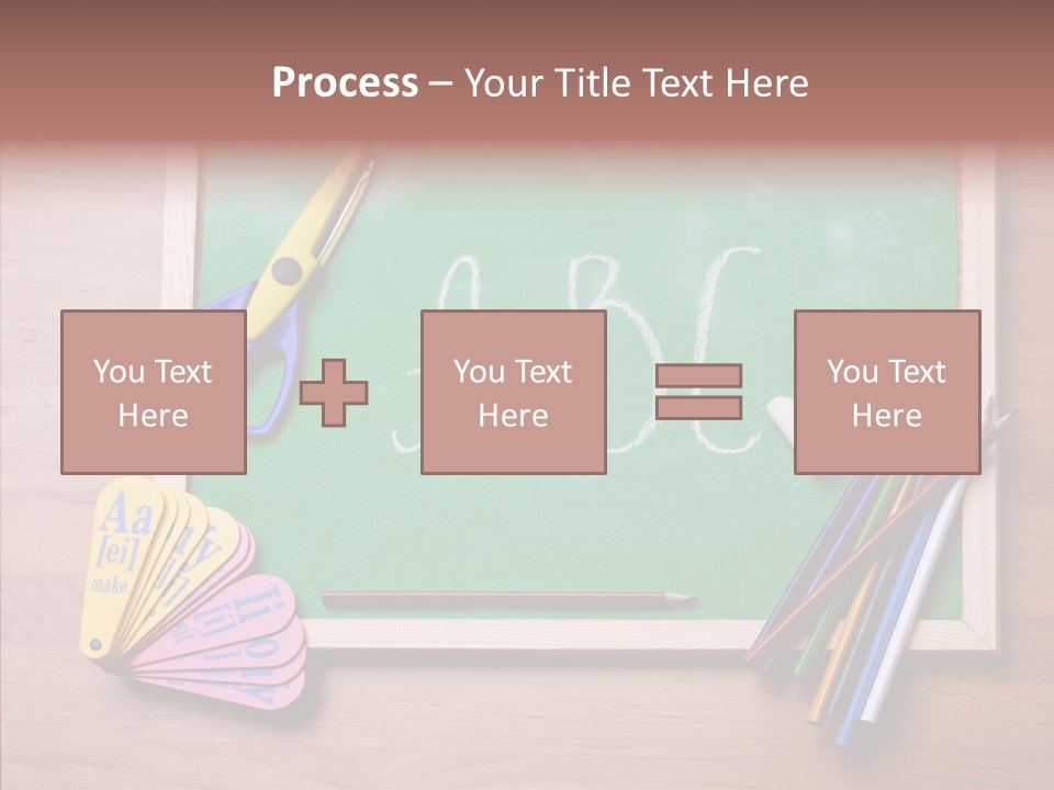 College White Draw PowerPoint Template