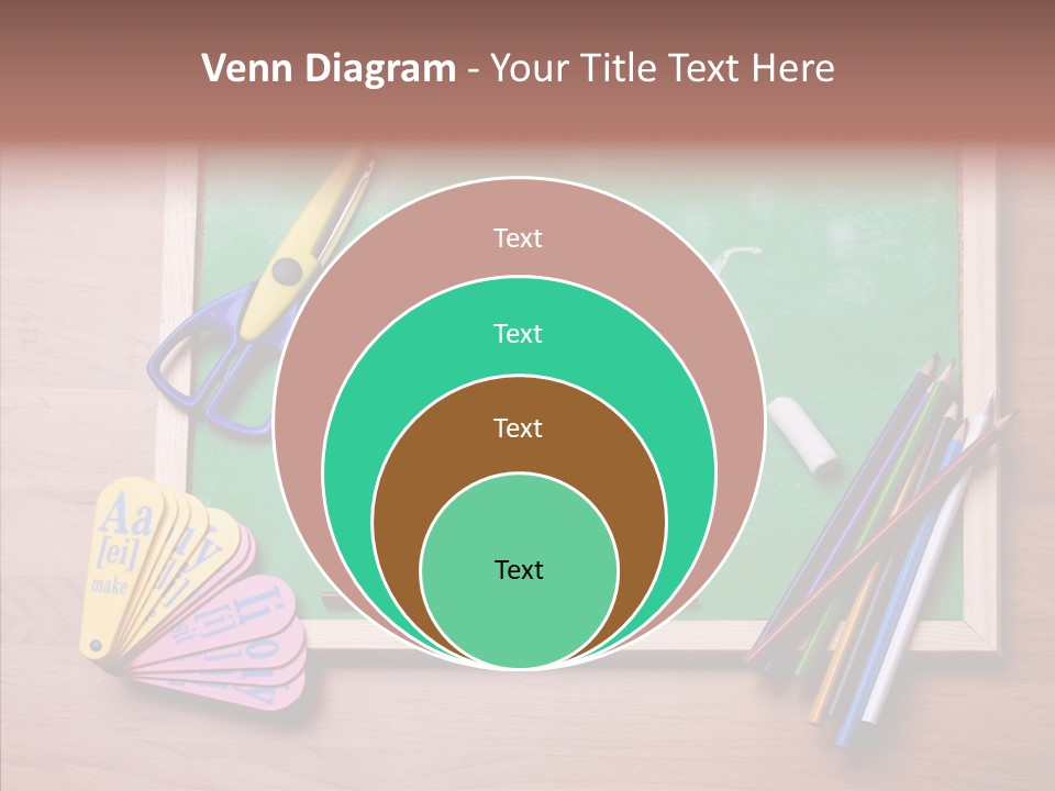 College White Draw PowerPoint Template