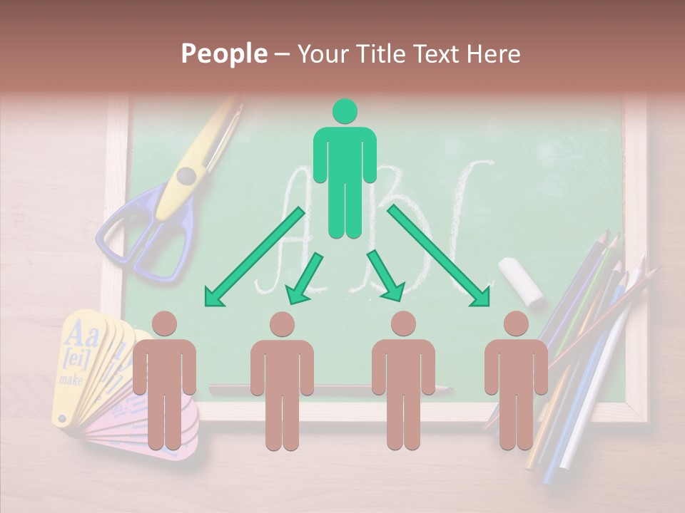 College White Draw PowerPoint Template