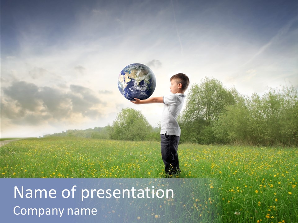 Sunset Keep Outdoor PowerPoint Template