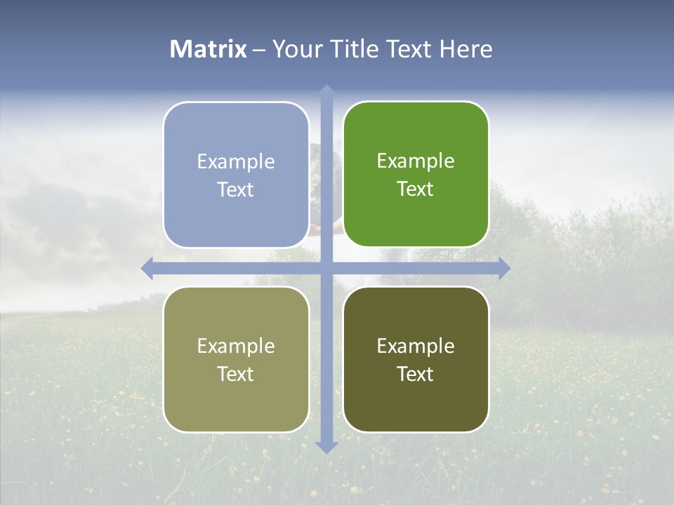 Sunset Keep Outdoor PowerPoint Template