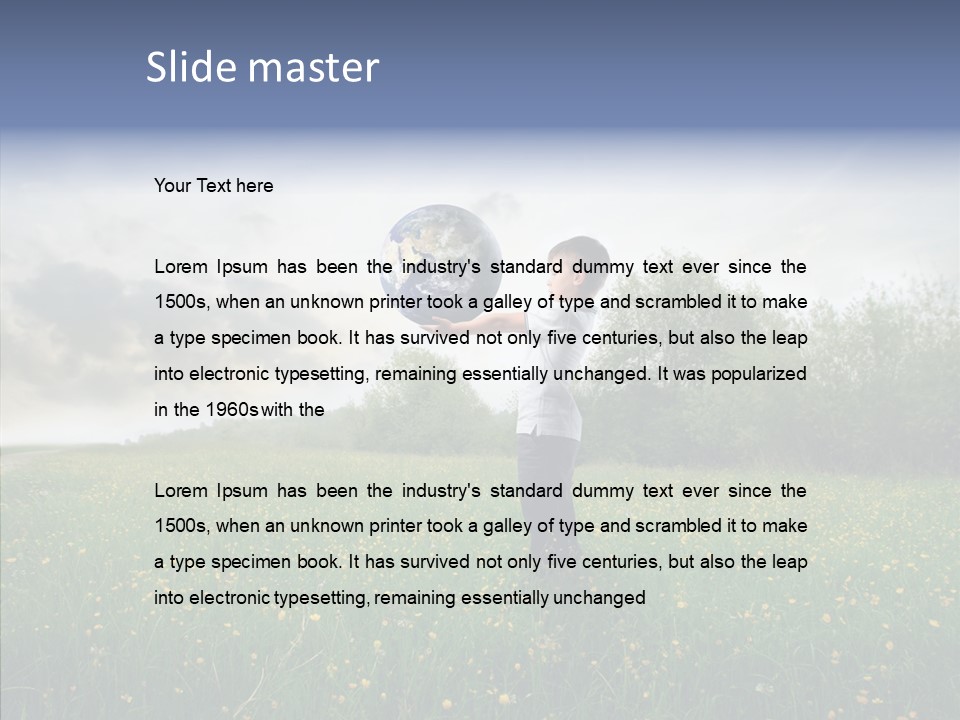 Sunset Keep Outdoor PowerPoint Template