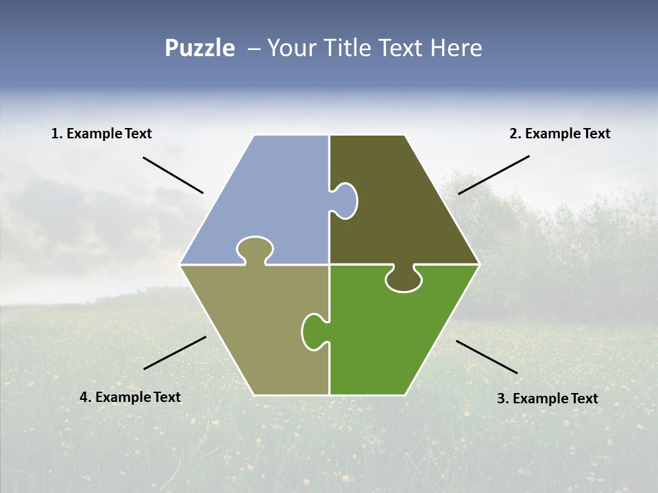 Sunset Keep Outdoor PowerPoint Template