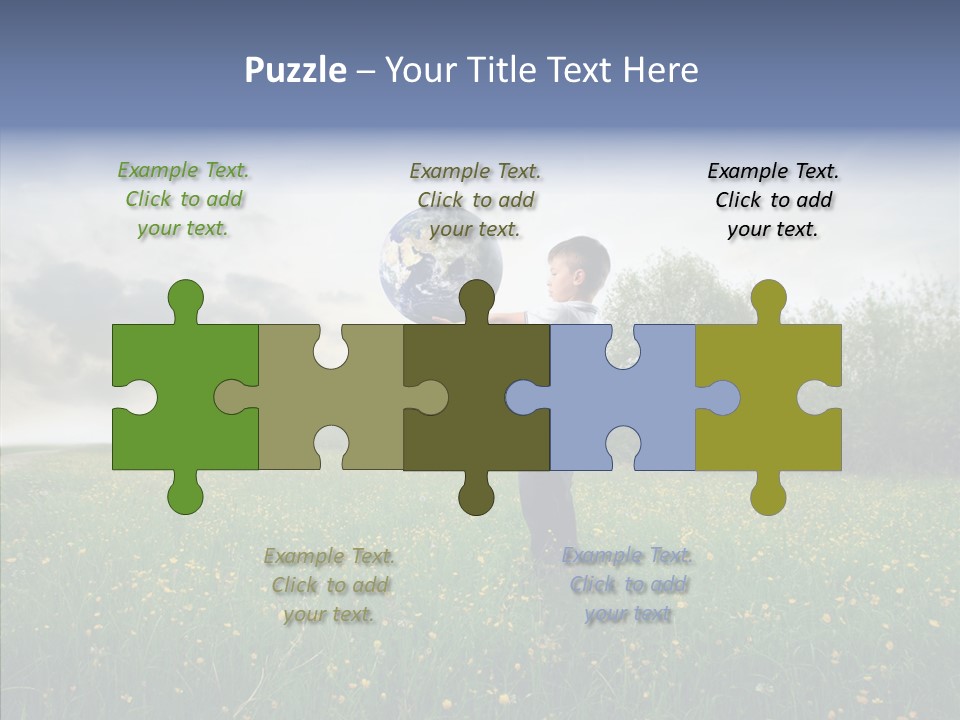 Sunset Keep Outdoor PowerPoint Template