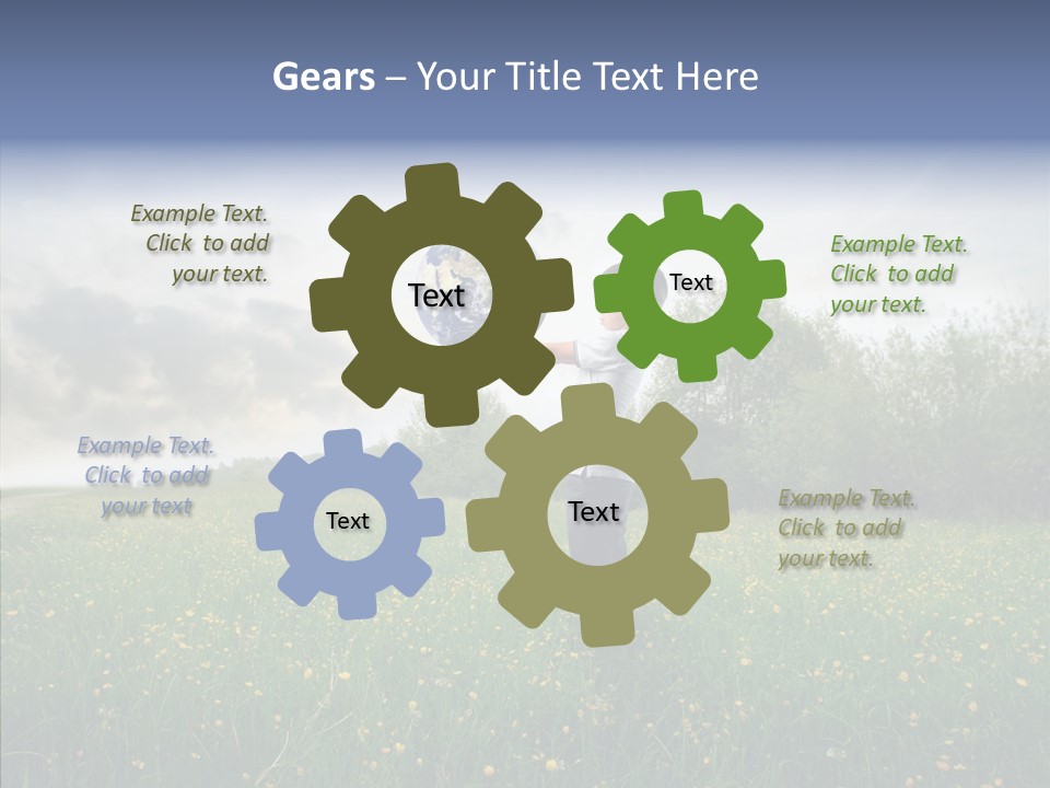 Sunset Keep Outdoor PowerPoint Template