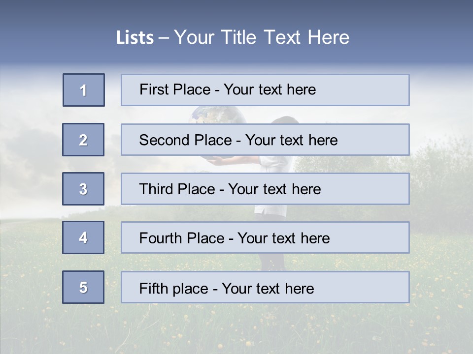 Sunset Keep Outdoor PowerPoint Template