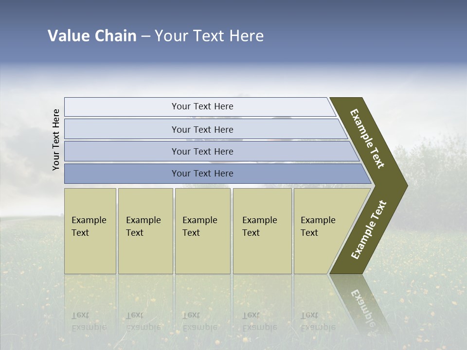 Sunset Keep Outdoor PowerPoint Template