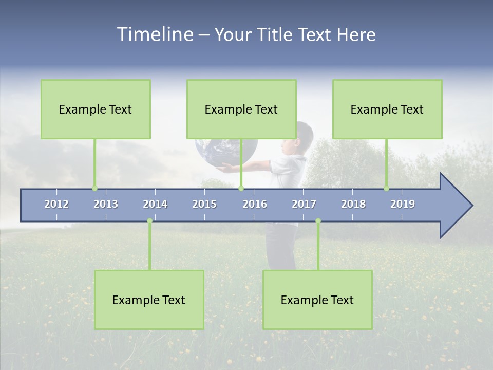 Sunset Keep Outdoor PowerPoint Template