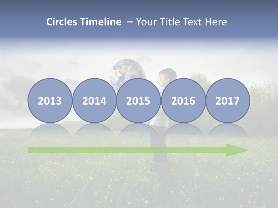 Sunset Keep Outdoor PowerPoint Template