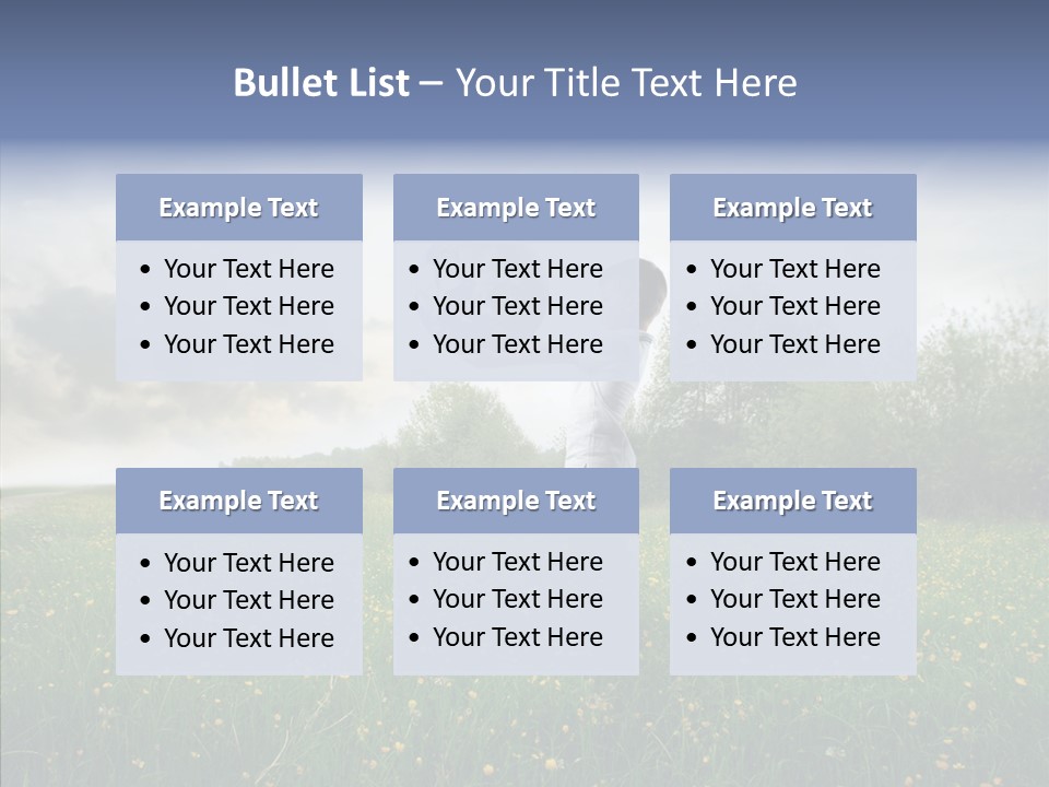 Sunset Keep Outdoor PowerPoint Template