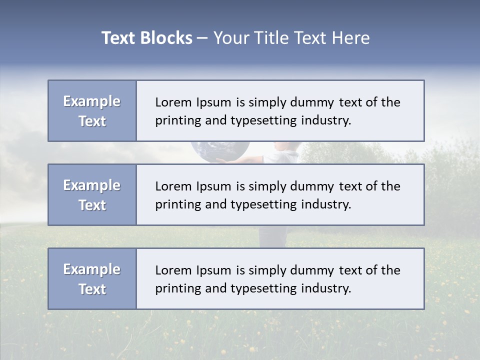 Sunset Keep Outdoor PowerPoint Template