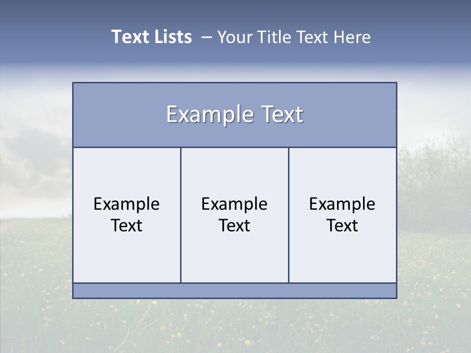 Sunset Keep Outdoor PowerPoint Template