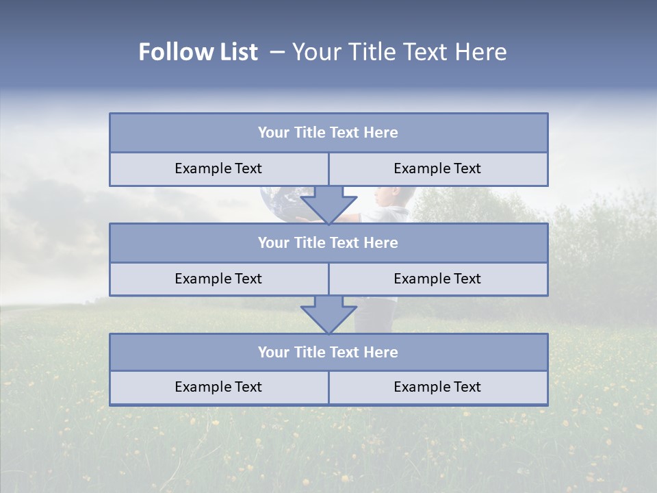 Sunset Keep Outdoor PowerPoint Template