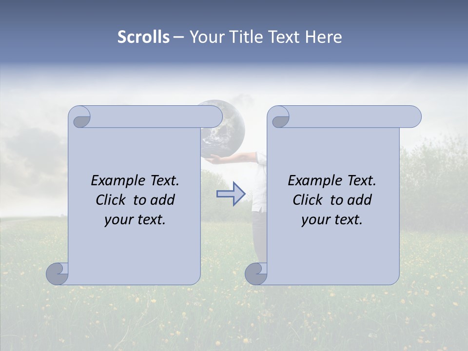 Sunset Keep Outdoor PowerPoint Template