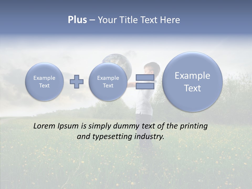 Sunset Keep Outdoor PowerPoint Template