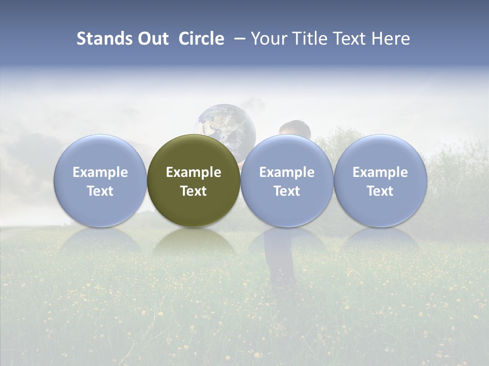 Sunset Keep Outdoor PowerPoint Template