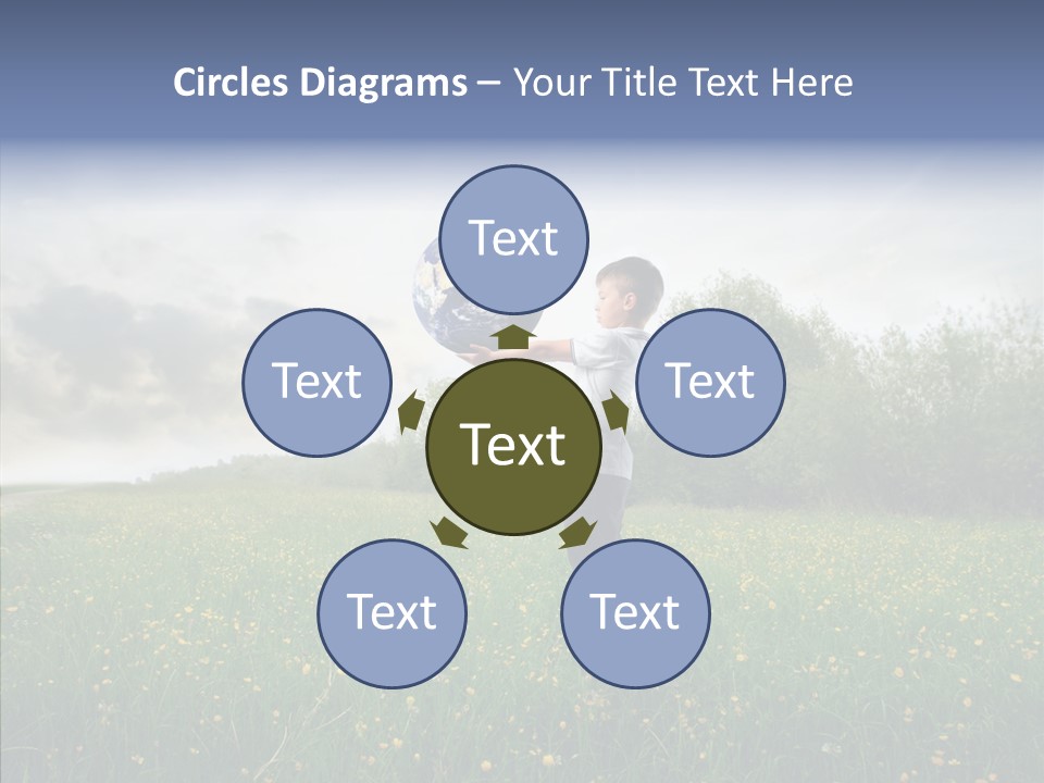 Sunset Keep Outdoor PowerPoint Template