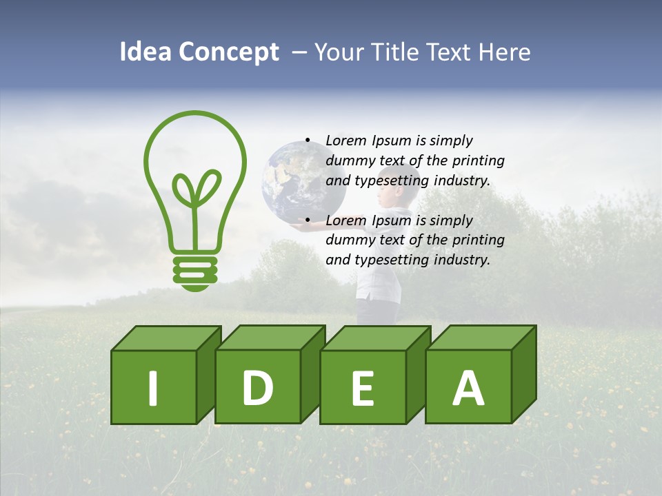 Sunset Keep Outdoor PowerPoint Template