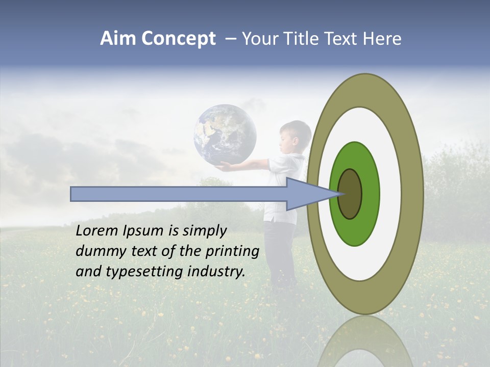 Sunset Keep Outdoor PowerPoint Template